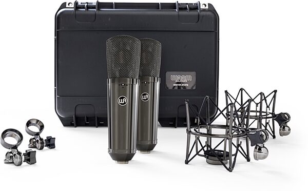 open zoom image for Warm Audio WA-87 R2 TS Titanium Condenser Microphones Stereo Pair, Pair, Action Position Back