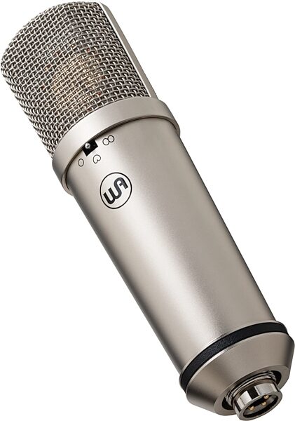 open zoom image for Warm Audio WA-87jr Large-Diaphragm Condenser Microphone, Nickel, Action Position Back