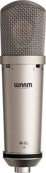 open zoom image for Warm Audio WA-87jr Large-Diaphragm Condenser Microphone, Nickel, Action Position Back