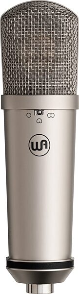 open zoom image for Warm Audio WA-87jr Large-Diaphragm Condenser Microphone, Nickel, Action Position Back
