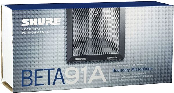 open zoom image for Shure Beta 91A Half-Cardioid Boundary Condenser Microphone, New, Package
