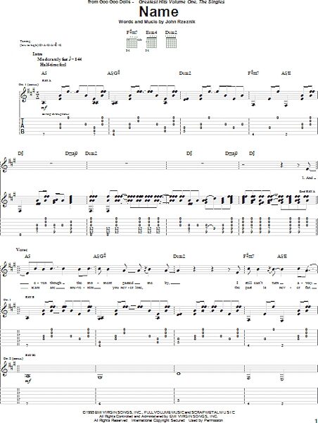 open zoom image for Name - Guitar TAB, New, Main