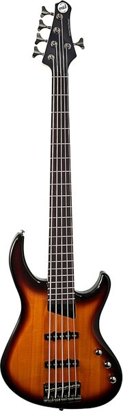 open zoom image for MTD Kingston Saratoga 5-String Electric Bass Guitar, Tobacco Sunburst