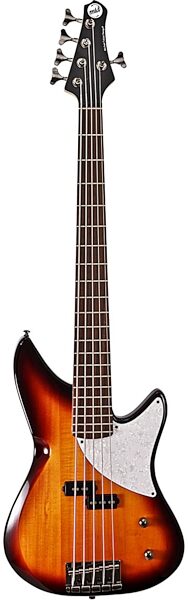 open zoom image for MTD Kingston CRB5 5-String Electric Bass, Tobacco Sunburst