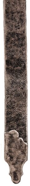 open zoom image for Franklin Roadhouse Distressed Glove Leather 3" Guitar Strap, Black