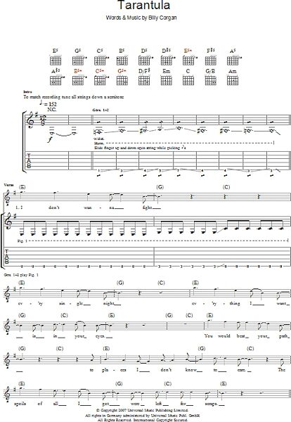 open zoom image for Tarantula - Guitar TAB, New, Main