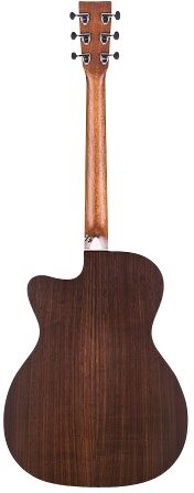 open zoom image for Martin OMCPA3 Performing Artist Acoustic-Electric Guitar with Case, Back