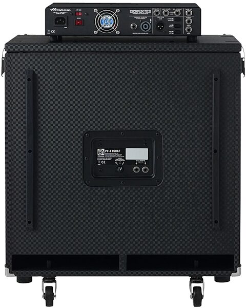 open zoom image for Ampeg Portaflex PF-500 Bass Amplifier Head (500 Watts), Rear - In Use with Optional Cabinet