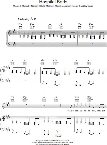 open zoom image for Hospital Beds - Piano/Vocal/Guitar, New, Main