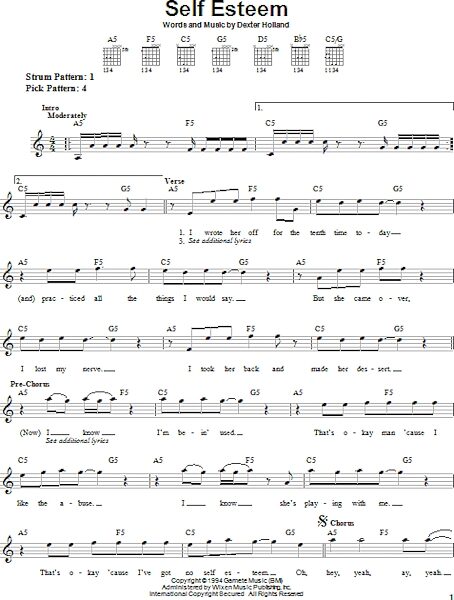open zoom image for Self Esteem - Easy Guitar, New, Main