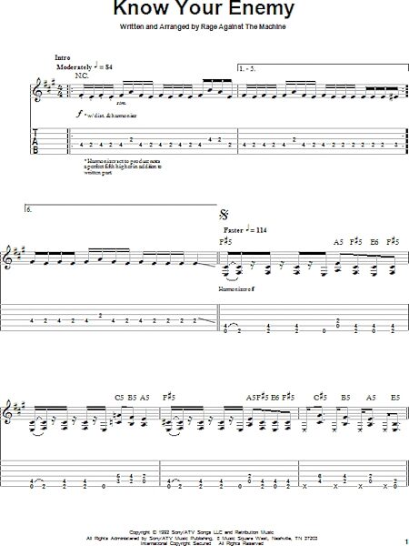 open zoom image for Know Your Enemy - Guitar Tab Play-Along, New, Main