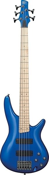 open zoom image for Ibanez SR305M 5-String Electric Bass, Starlight Blue
