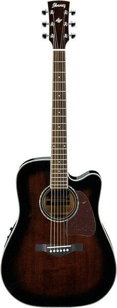 open zoom image for Ibanez AW300ECE Artwood Acoustic-Electric Guitar, Dark Violin Sunburst