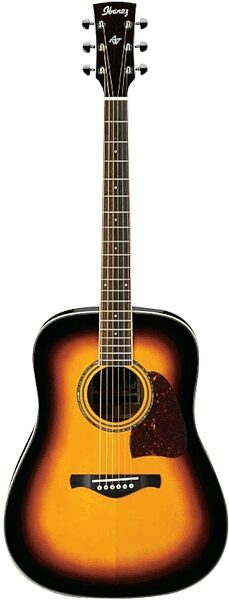 open zoom image for Ibanez AW300 Artwood Acoustic Guitar, Vintage Sunburst