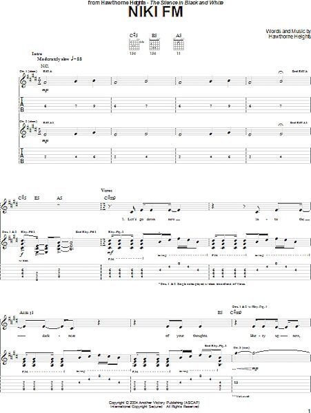 open zoom image for Niki FM - Guitar TAB, New, Main