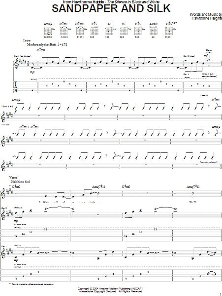 open zoom image for Sandpaper And Silk - Guitar TAB, New, Main
