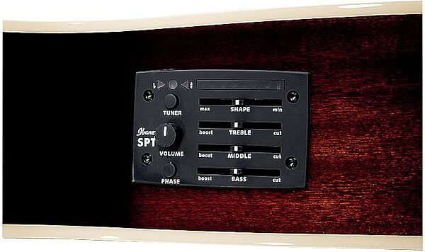 open zoom image for Ibanez AEF18LE Left-Handed Acoustic-Electric Guitar, Ibanez SPT Preamp