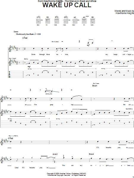 open zoom image for Wake Up Call - Guitar TAB, New, Main