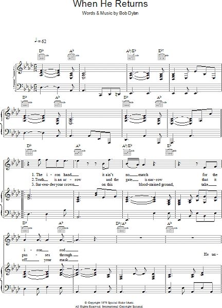 open zoom image for When He Returns - Piano/Vocal/Guitar, New, Main