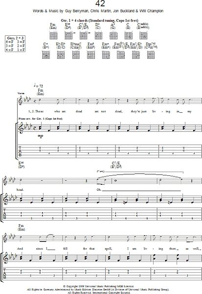 open zoom image for 42 - Guitar TAB, New, Main