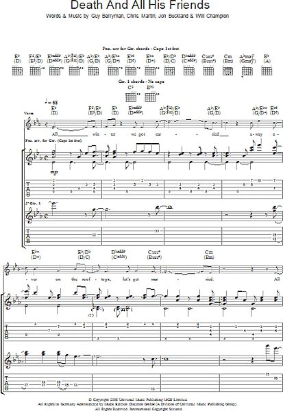 open zoom image for Death And All His Friends - Guitar TAB, New, Main