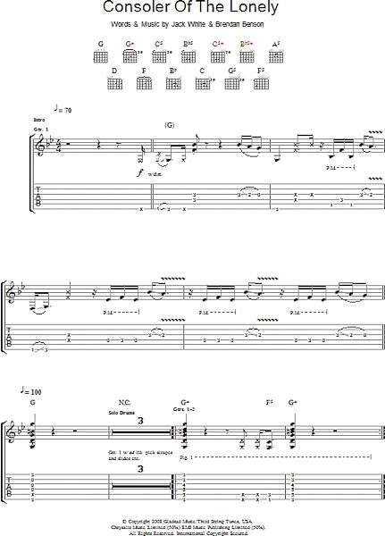 open zoom image for Consoler Of The Lonely - Guitar TAB, New, Main