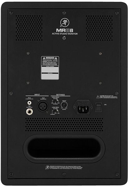 open zoom image for Mackie MR8mk2 Reference Monitor, Rear
