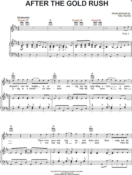 open zoom image for After The Gold Rush - Piano/Vocal/Guitar, New, Main