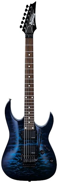 open zoom image for Ibanez GRGA42TQA Electric Guitar, Transparent Blue Burst