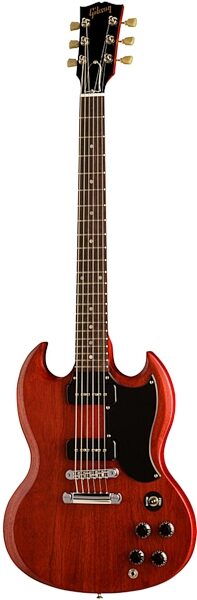 open zoom image for Gibson 1960s Tribute SG Special Electric Guitar with Gig Bag, Worn Cherry