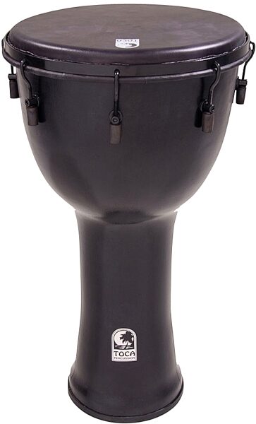 open zoom image for Toca Freestyle Mechanically-Tuned Djembe, Black Mamba, 12 inch, Main