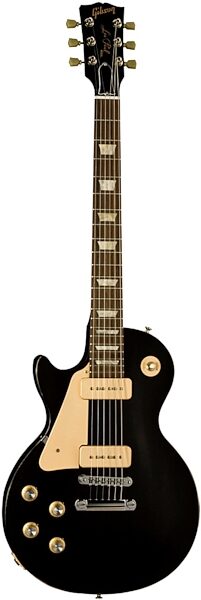 open zoom image for Gibson Left-Handed 1960 Tribute Les Paul Electric Guitar (with Gig Bag), Worn Ebony