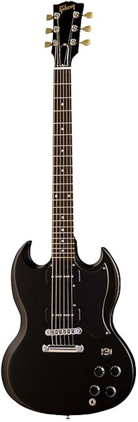 open zoom image for Gibson 1960s Tribute SG Special Electric Guitar with Gig Bag, Worn Ebony
