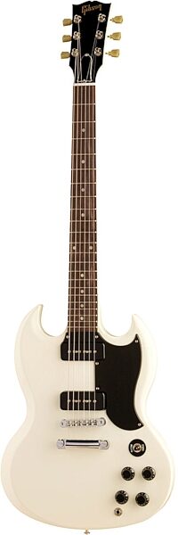 open zoom image for Gibson 1960s Tribute SG Special Electric Guitar with Gig Bag, Worn White
