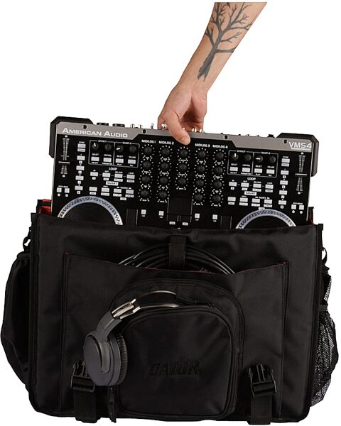 open zoom image for Gator G-CLUB-CONTROL DJ Controller Gig Bag, In Use Example