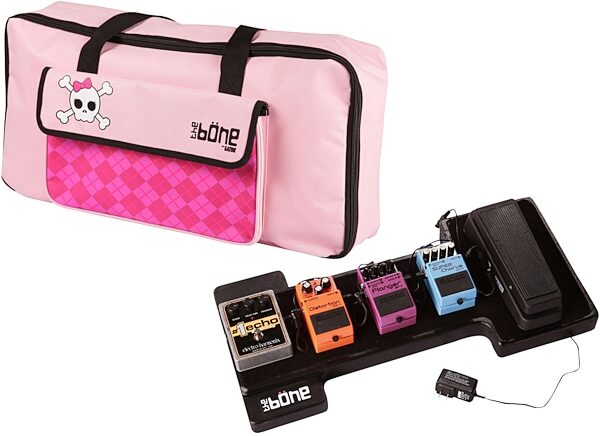open zoom image for Gator G-BONE Pedalboard, Gothic Pink