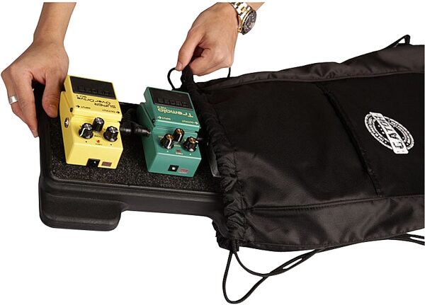 open zoom image for Gator GMINIBONE Mini Pedalboard, New, Sliding