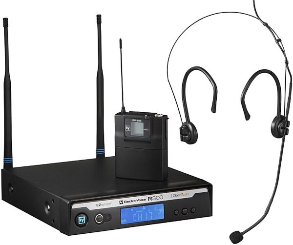 open zoom image for Electro-Voice R300E Wireless Headset Microphone System, Main