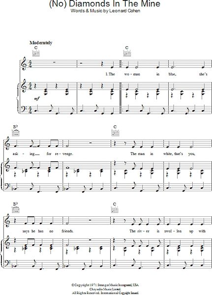open zoom image for (No) Diamonds In The Mine - Piano/Vocal/Guitar, New, Main