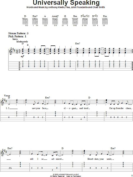 open zoom image for Universally Speaking - Easy Guitar with TAB, New, Main