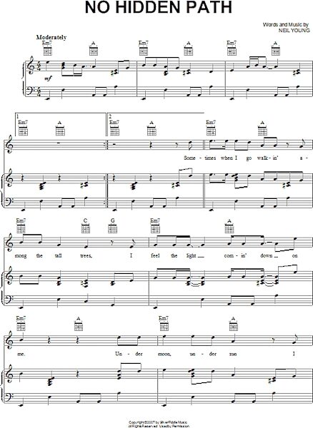open zoom image for No Hidden Path - Piano/Vocal/Guitar, New, Main