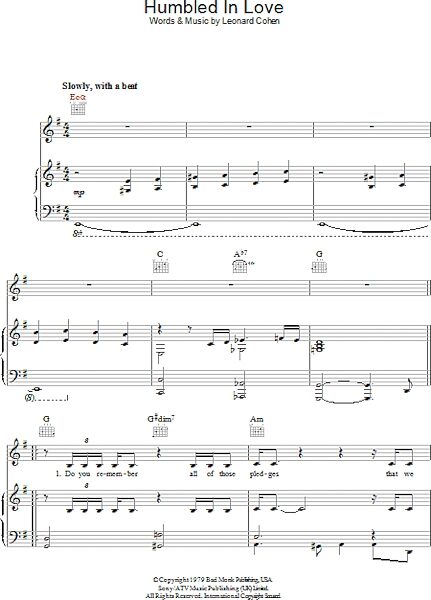 open zoom image for Humbled In Love - Piano/Vocal/Guitar, New, Main