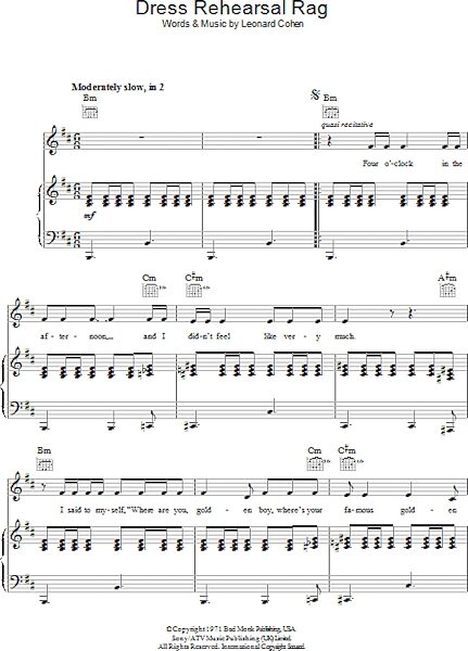 open zoom image for Dress Rehearsal Rag - Piano/Vocal/Guitar, New, Main
