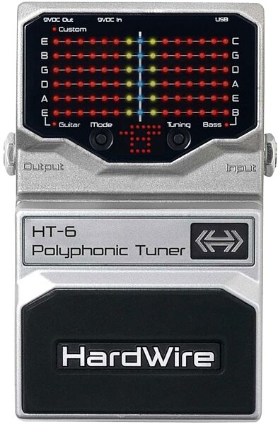 open zoom image for HardWire HT-6 Polyphonic Tuner Pedal, Main