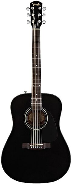 open zoom image for Fender CD-60 Classic Design Acoustic Guitar (with Case), Black
