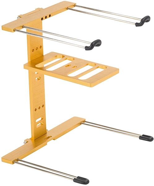 open zoom image for Stanton Uberstand Laptop Stand, Gold