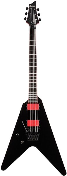 open zoom image for Schecter Gary Holt V-1 Left-Handed Electric Guitar, Black