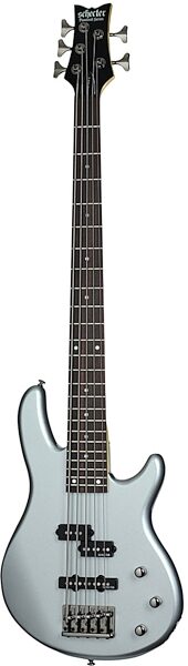 open zoom image for Schecter Raiden Deluxe-5 Electric Bass (5-String), Metallic Silver