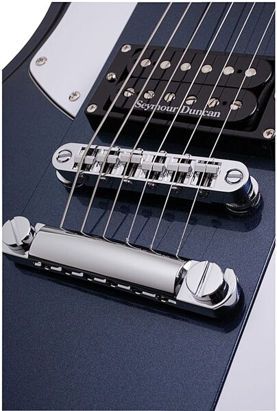 open zoom image for Schecter Ultra II Electric Guitar, Dark Metallic Blue - Bridge