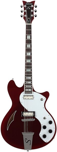 open zoom image for Schecter TSH-1 Electric Guitar, Metallic Red Reverse Burst